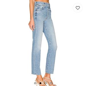 MOTHER High Waisted Hiker Hover in Slay It With Flowers